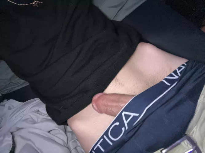 It peeks out when I see a smooth bttm 😩 by PomegranateHefty4823