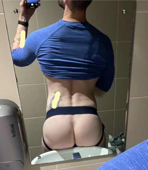 Jock out in the locker room by Difficult_Lime_4932