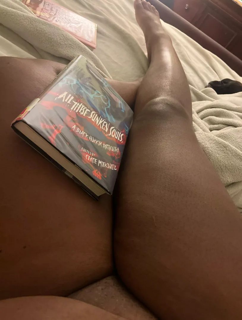just a little reading before bed. wanna join ☺️ posted by spoiledbabe2324