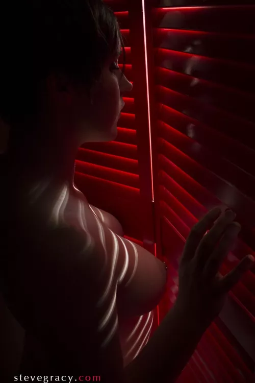 Morgan hiding in the closet by SteveGracyPhoto