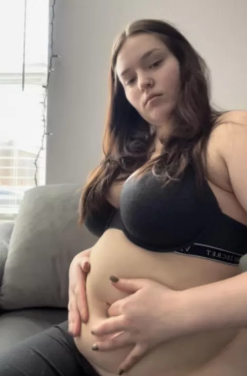 New buffet video was so fun to film! I’m so stuffed🤤🥵Pushed my limits more than ever!:)😍My belly is so big n round!😫👀😊 by thickie_belly_queen