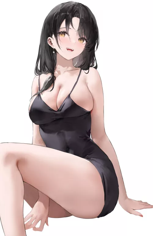 Onee-san in black by xSaviour_N