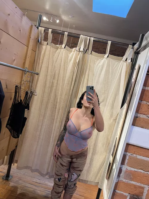 Play peekaboo with me? 💜🧡 by FamousSport4680