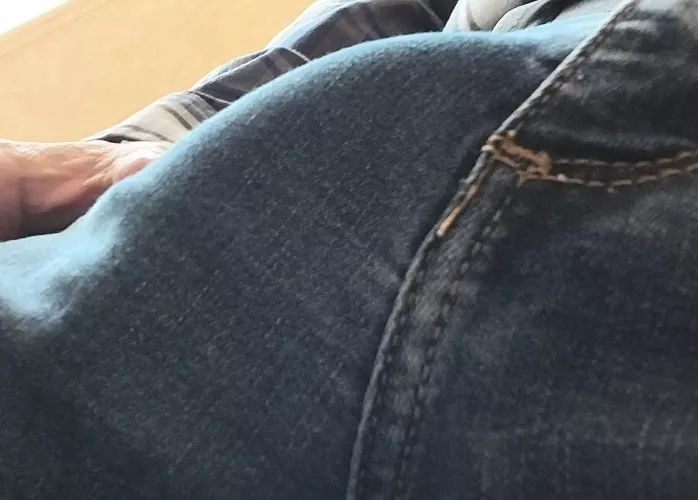 These jeans tend to show my cock print. by indianamale7