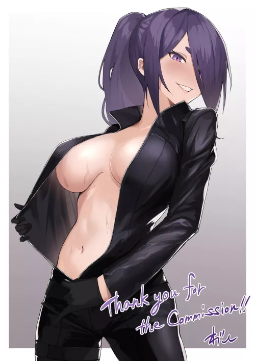 Unzipped Rider Suit by CheetahSperm18