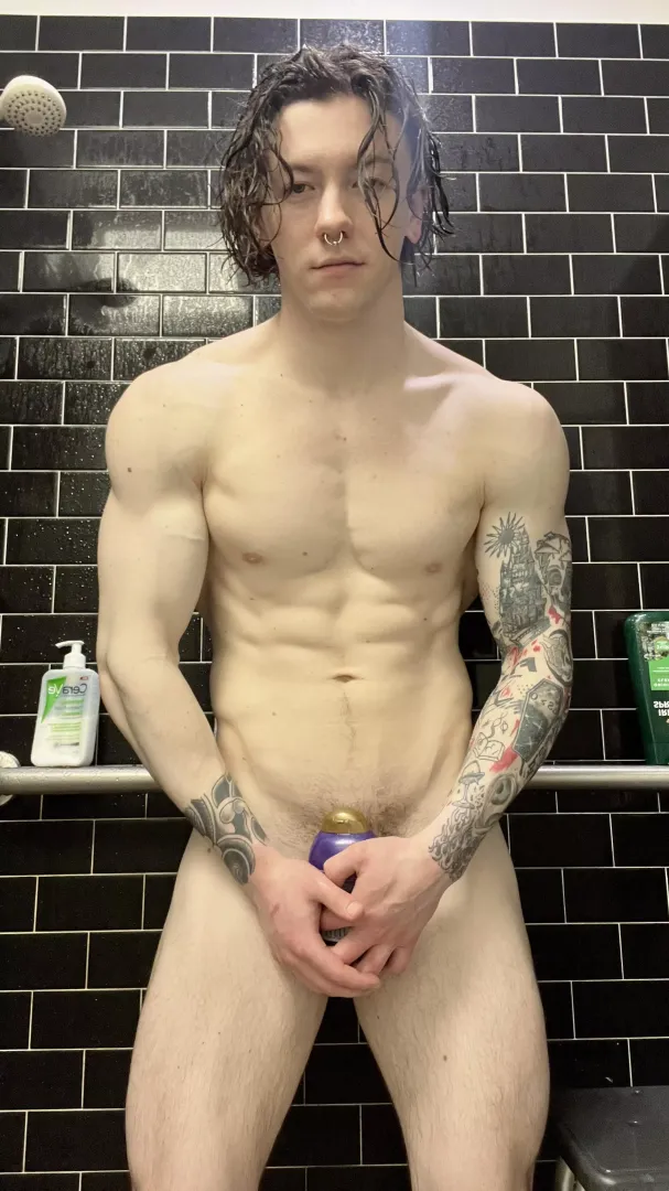 Wanna take a shower with me after the gym?? posted by sadandhydrated_97