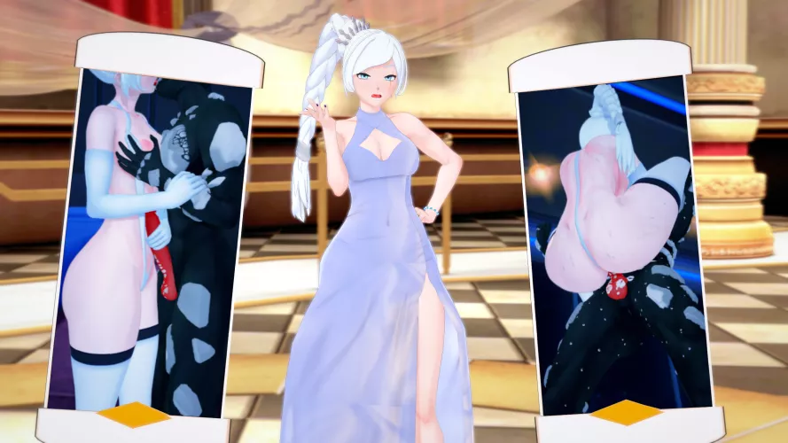 Weiss wonders what they're looking at (Ricochet4D) by Ricochet4D