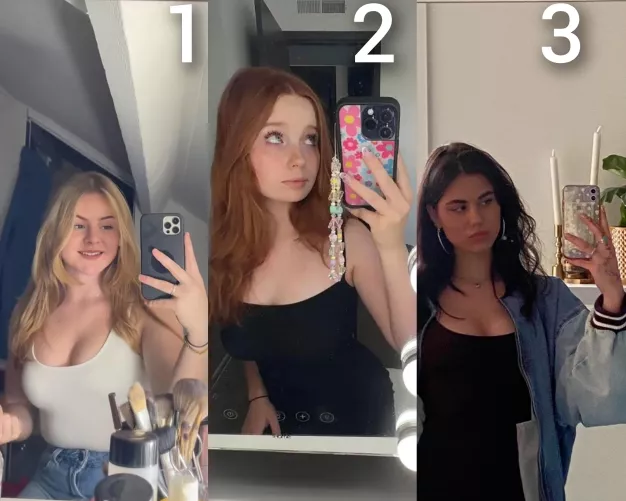 Whats ur choice ? Mine is 3,1,2 by Cumhunter966