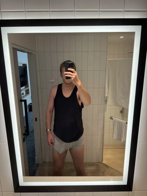 Would you pull my pants down in the bathroom? 🍆 by sexyausboy