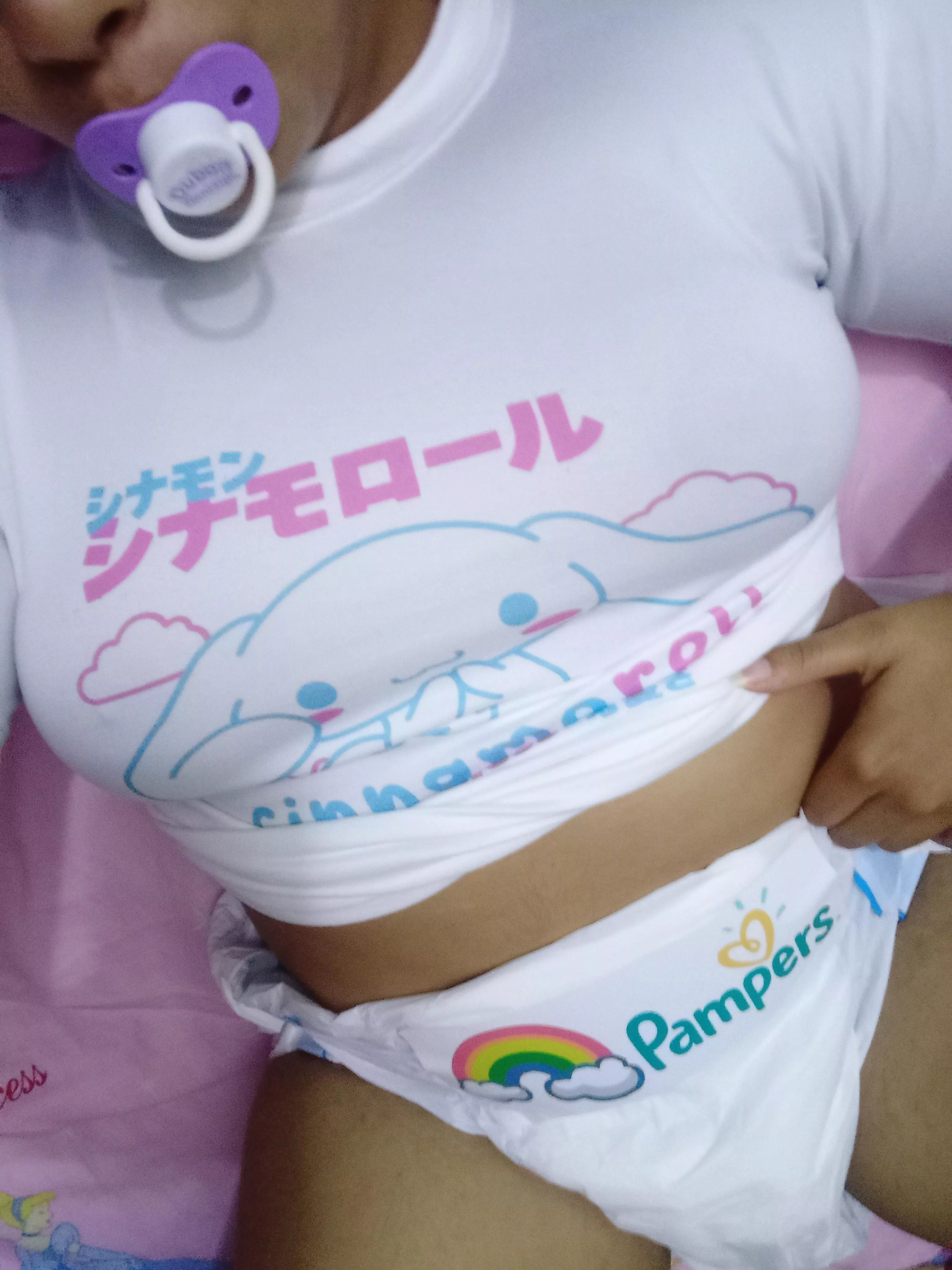 Diaper dependent, but happy ✨ posted by babienana