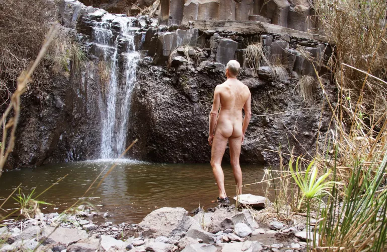 Exciting hike to the waterfall, wearing just . . . nothing! by Ercspits