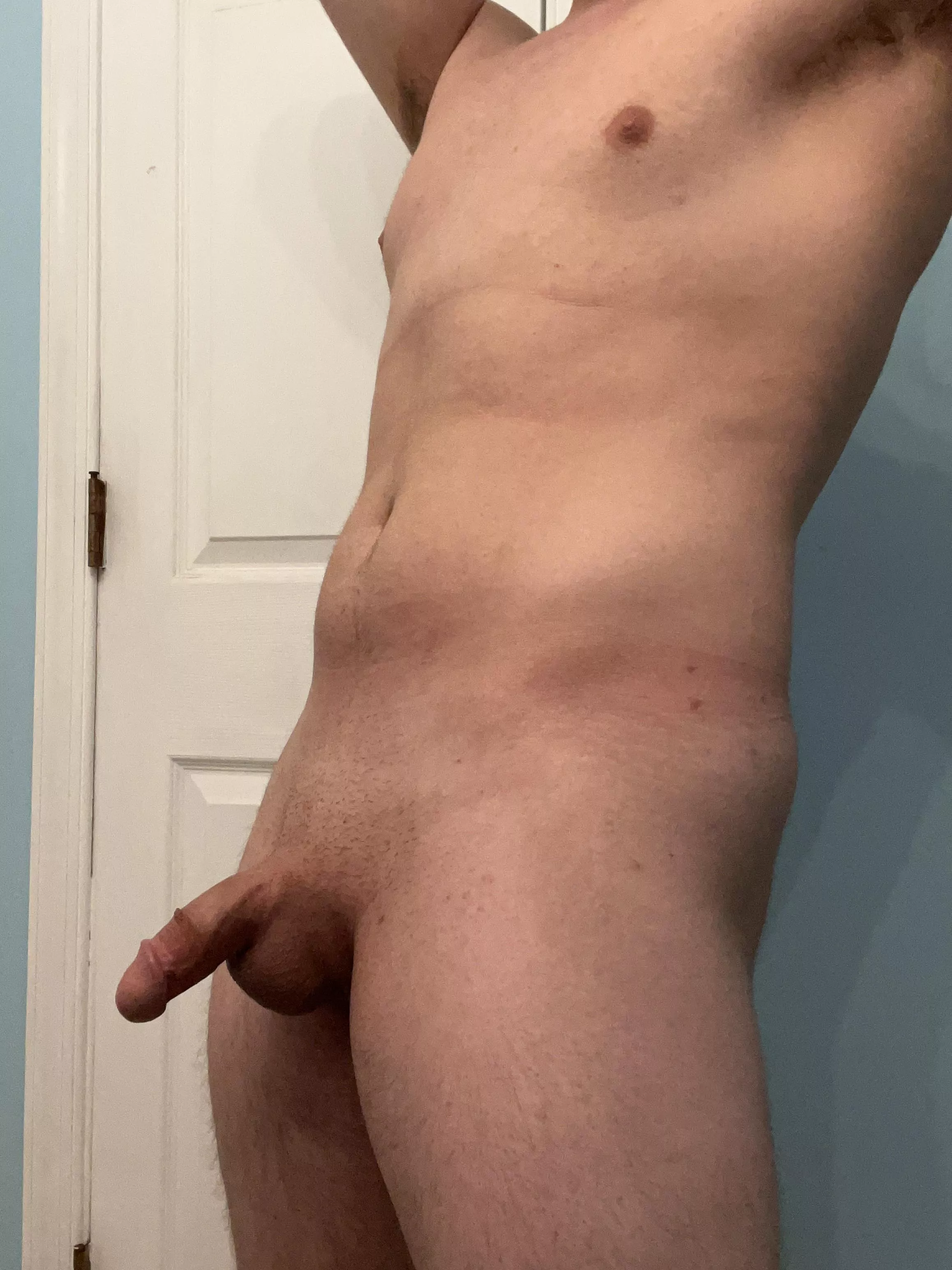 Feeling a little bigger td whatcha think😉 posted by frnzyvoyeur