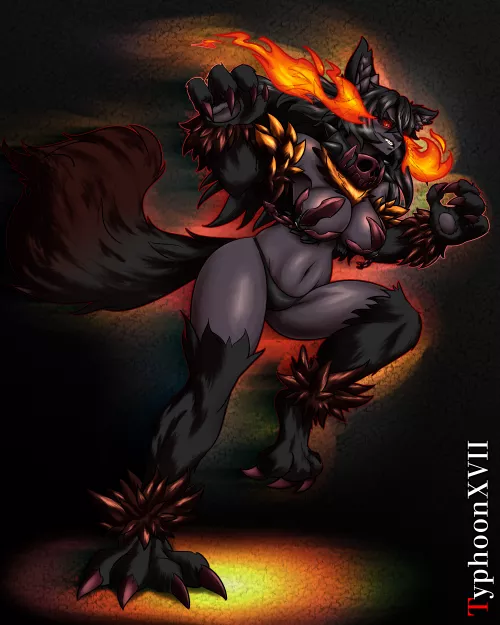 Hellhound by me by TyphoonXVII