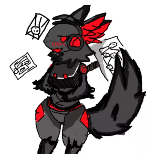 Here's my fursona, Hexxie! How good is he from 1 to 10? (OC) by The1WhoShalNotBNamed