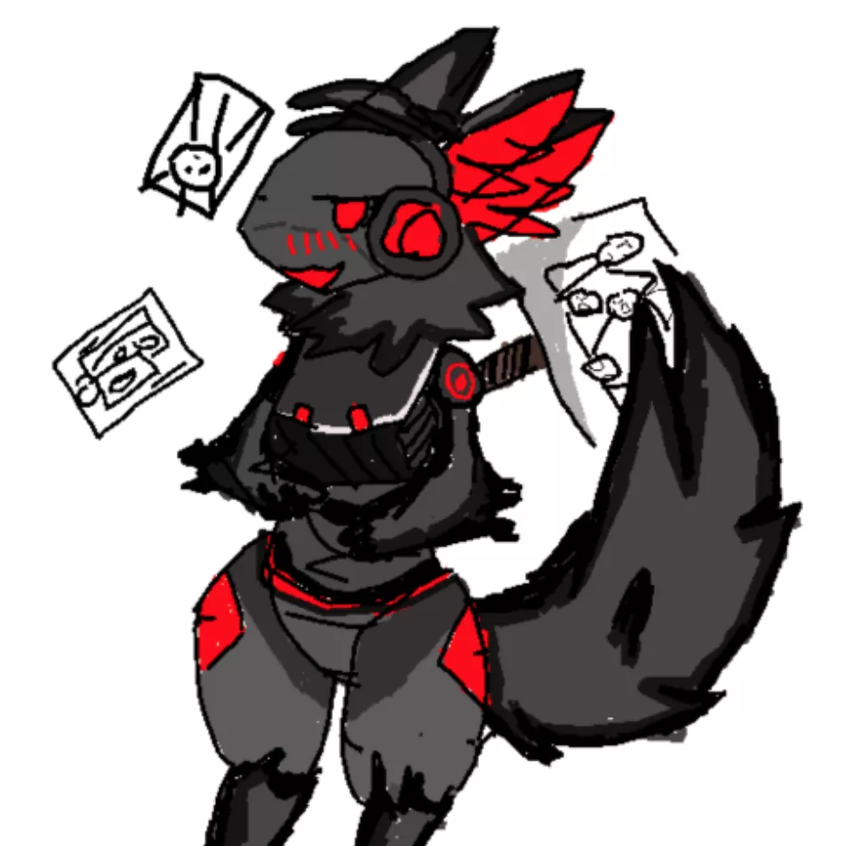 Here's my fursona, Hexxie! How good is he from 1 to 10? (OC) posted by The1WhoShalNotBNamed