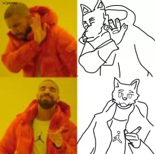 I'm recreating popular memes and comics as furries, what should I do next? (I know i suck at drawing xD) by Yayzay