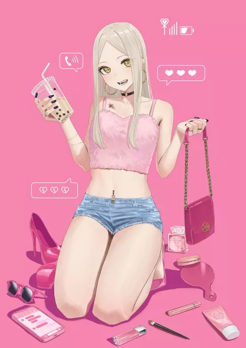 Pink Gyaru EDC by CheetahSperm18