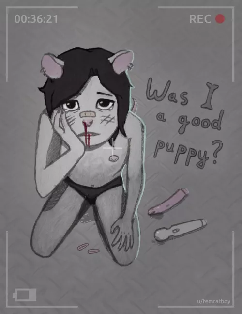 POV: you see this rat on the way from work and decide to have some fun with it (OC) by femratboy