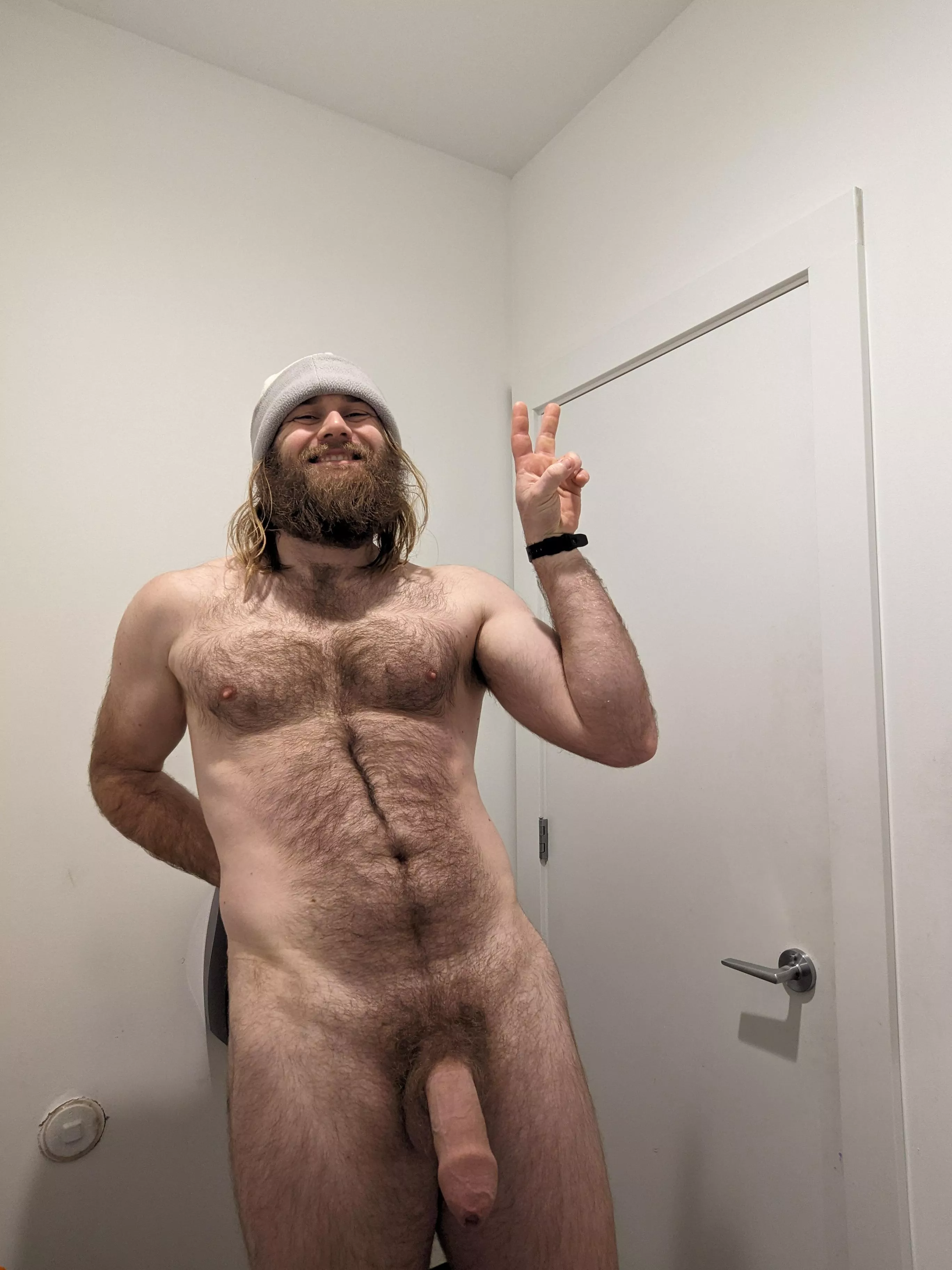 Stripping down in the cafe bathroom posted by microman715