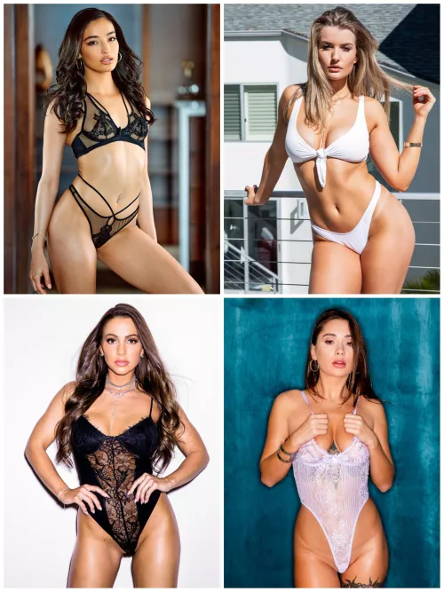 Vixen Angels Tournament: Pick 2 of your favorites for the next round - Part 4: [Emily Willis] vs [Mia Melano] vs [Abigail Mac] vs [Liya Silver] by meltedplankton