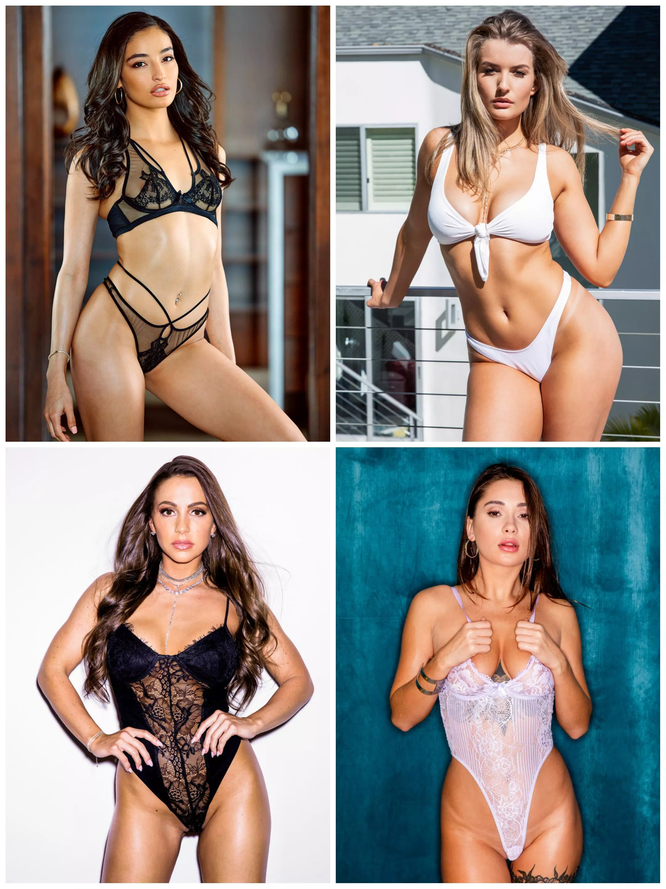 Vixen Angels Tournament: Pick 2 of your favorites for the next round - Part 4: [Emily Willis] vs [Mia Melano] vs [Abigail Mac] vs [Liya Silver] posted by meltedplankton