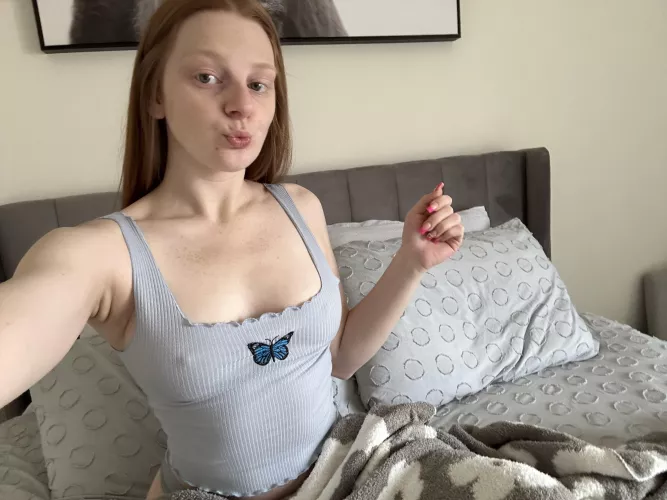 Waking up braless is the only way 😇 by lilboobiesxoxo