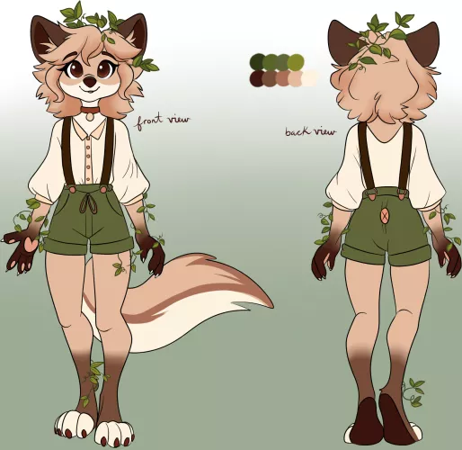 Woodland Fox/Vixen - Adoptable (Art & Design by Me!) by Glittering-Amount-68