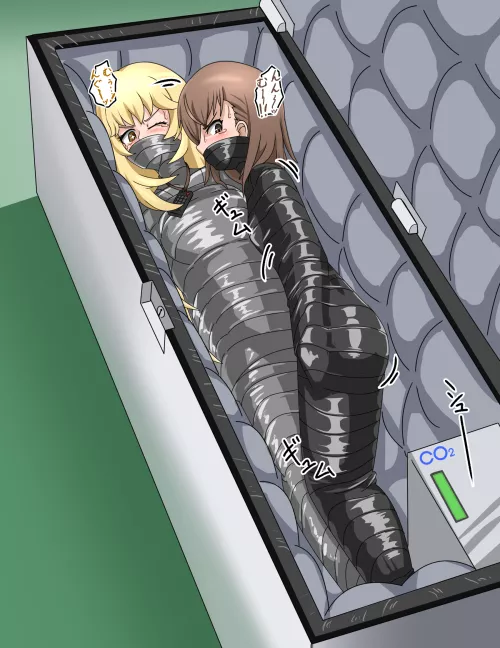 Your co-workers got tired of you two always arguing and decided to give you a team building exercise together by Oak_jack