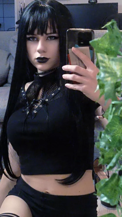 Your Goth GF when you tell her to Dress casual by TheNyxNemesis
