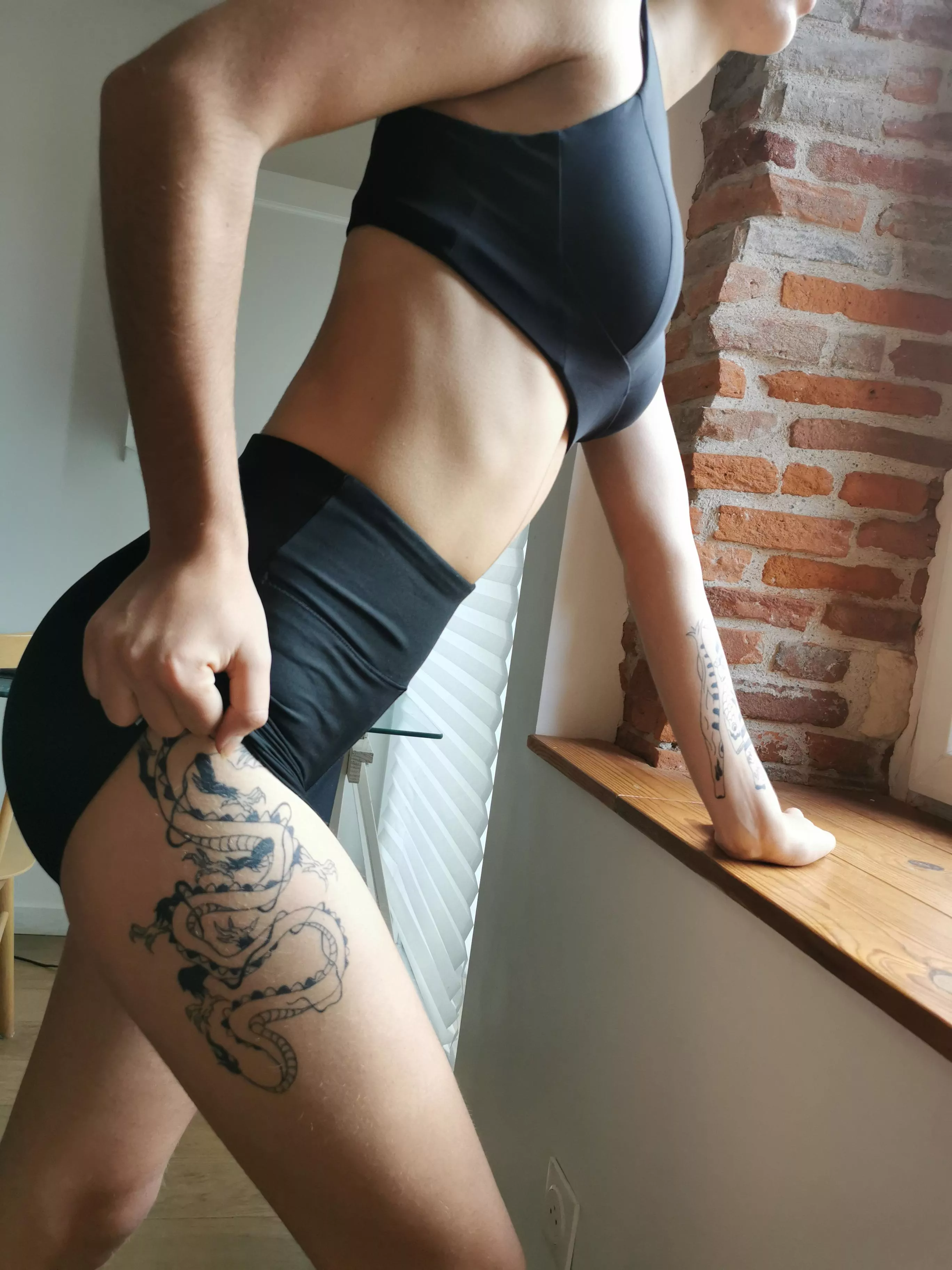 Athleticism makes my ribs appear posted by Ana-Paulina