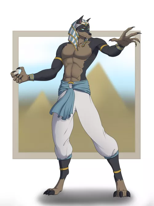 Bit of insight from a non-furry trying to draw my partner's furry (fursona maybe?) (reposting since I actually cleaned it up a bit) by Srianen