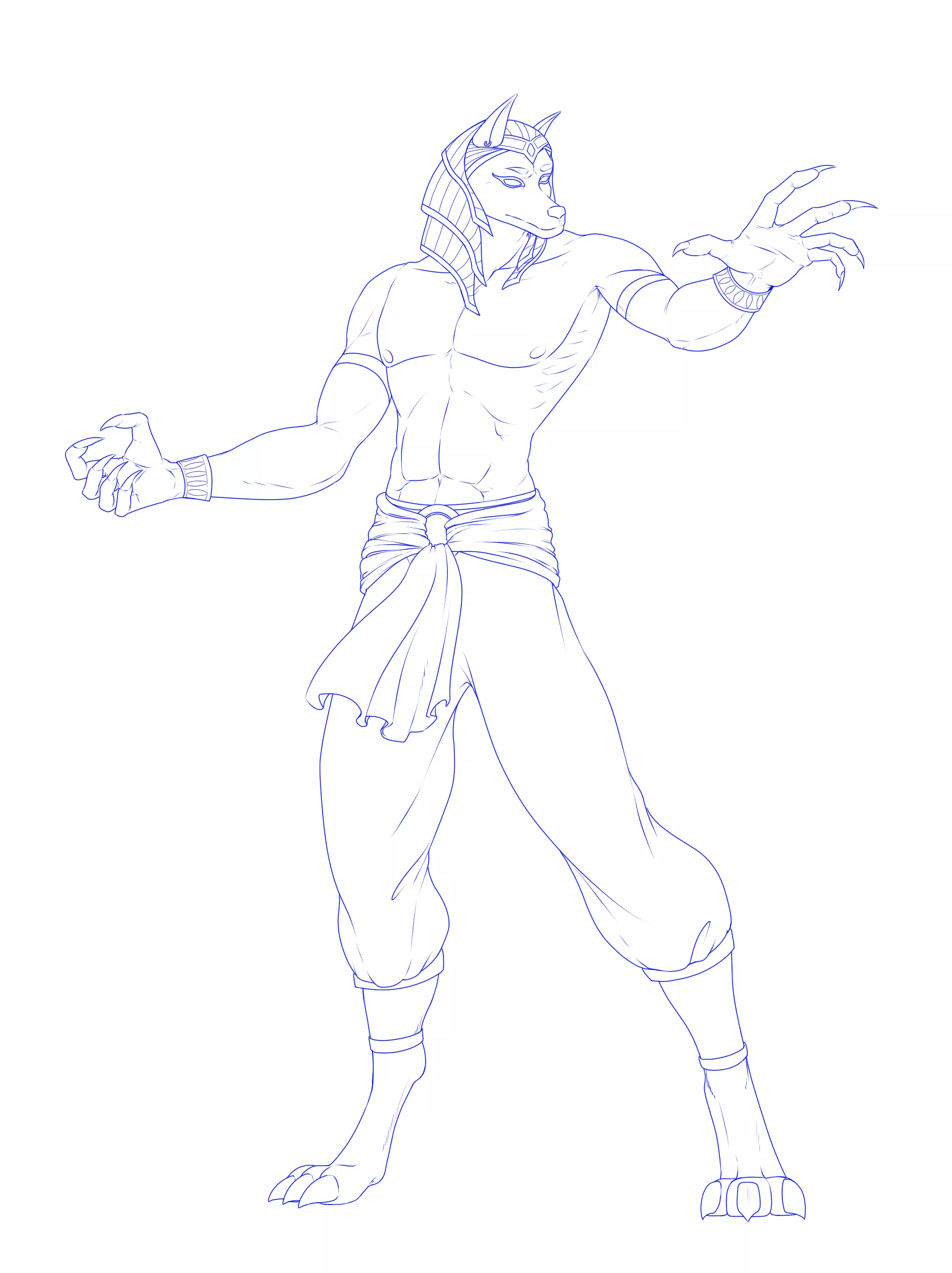 Bit of insight from a non-furry trying to draw my partner's furry (fursona maybe?) posted by Srianen