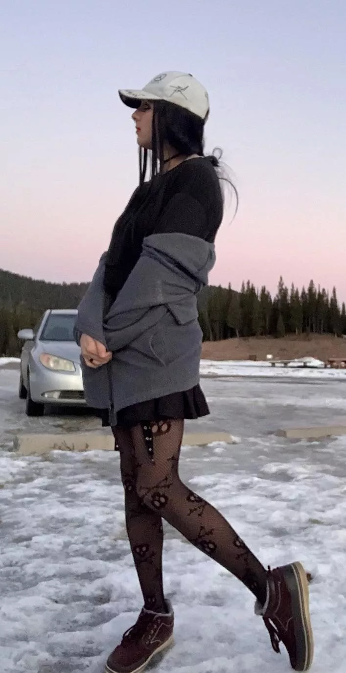 first time dressing up and going out 🖤 posted by emlimeyyy