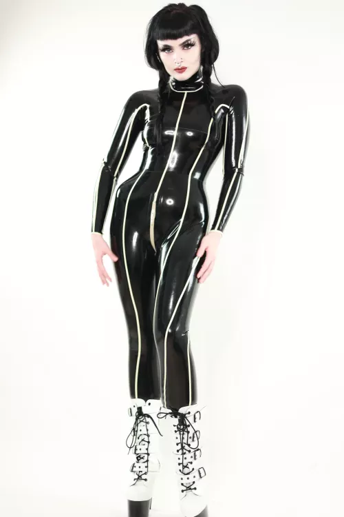 Full Latex Catsuit by EmpressPoison