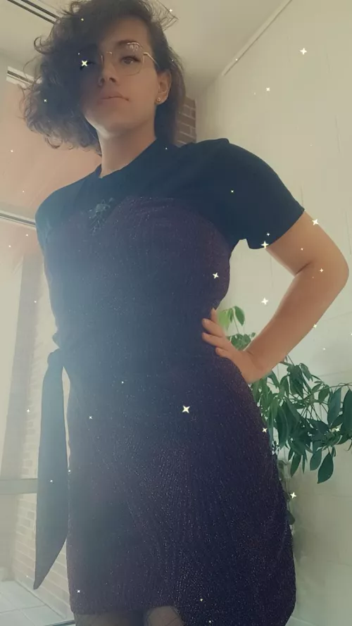 Had fun in a dress at school :3 by aj_daplum206