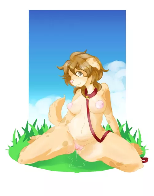 Hi, new to this and posting a first attempt at furry smut. Any feedback's appreciated! [F] (Heyomie) by cave_roommate