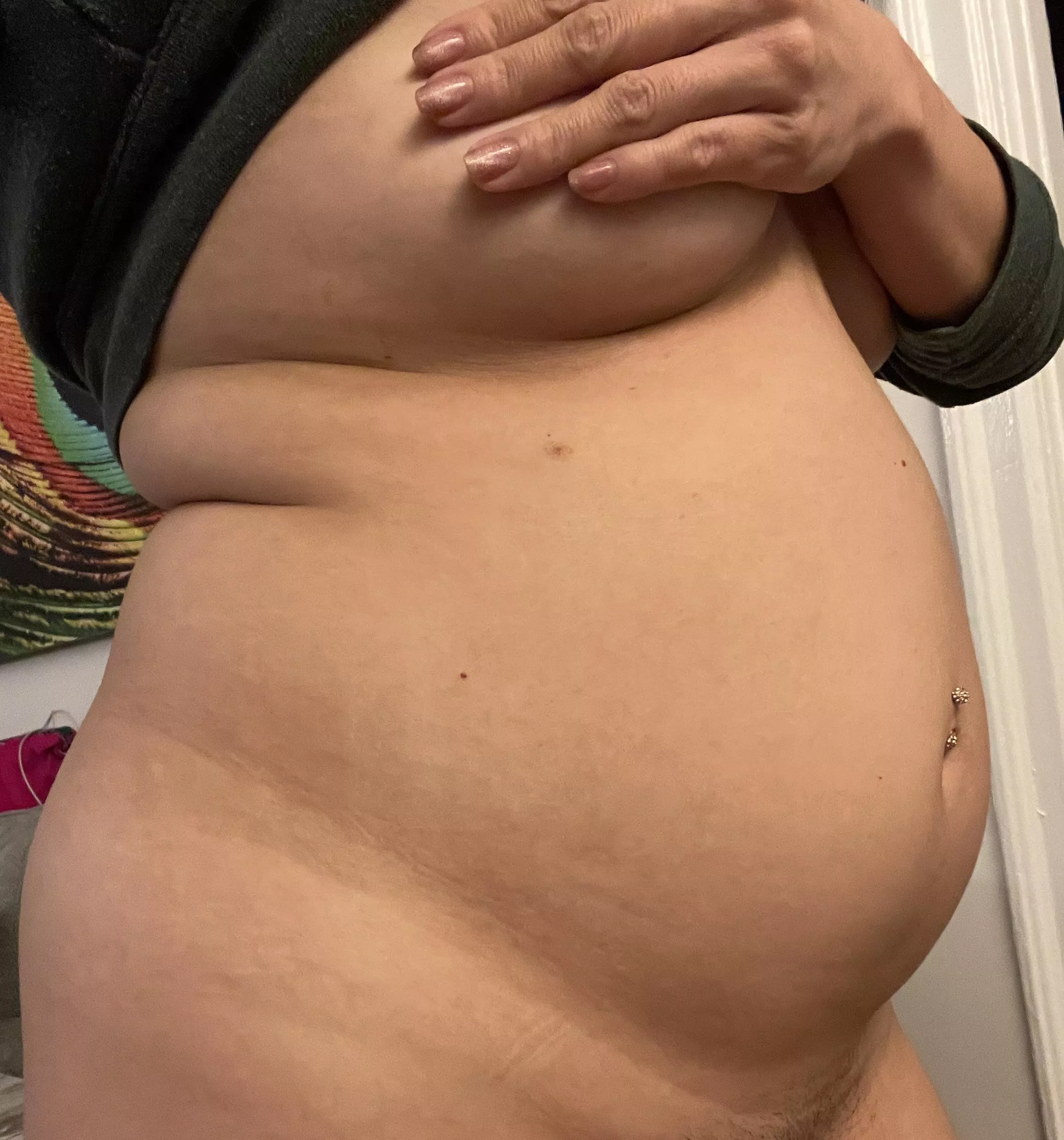 I think this belly is here to stay. posted by turningchubby