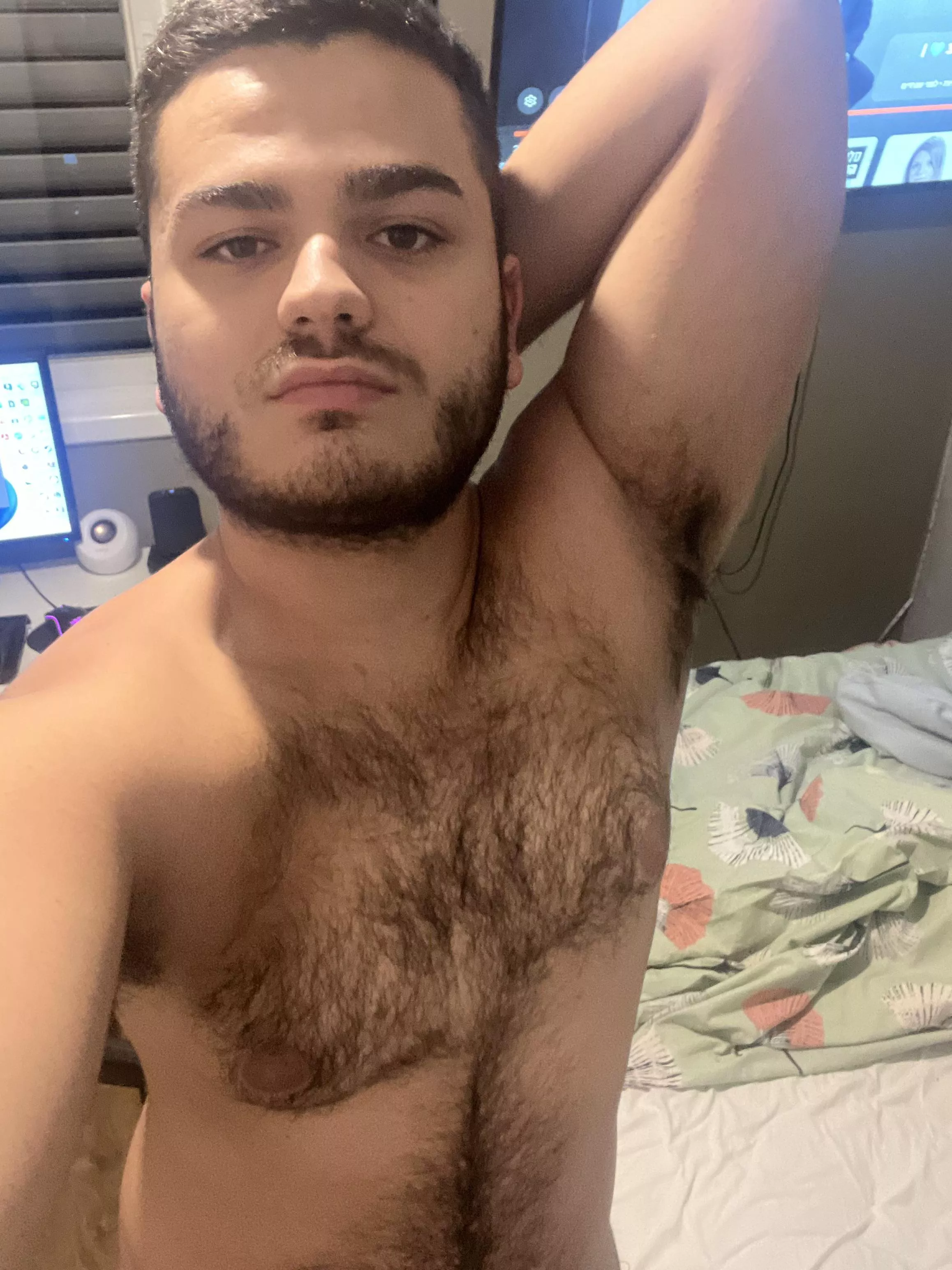 My arab hairy chest…do you like it? posted by Former_Judge6015