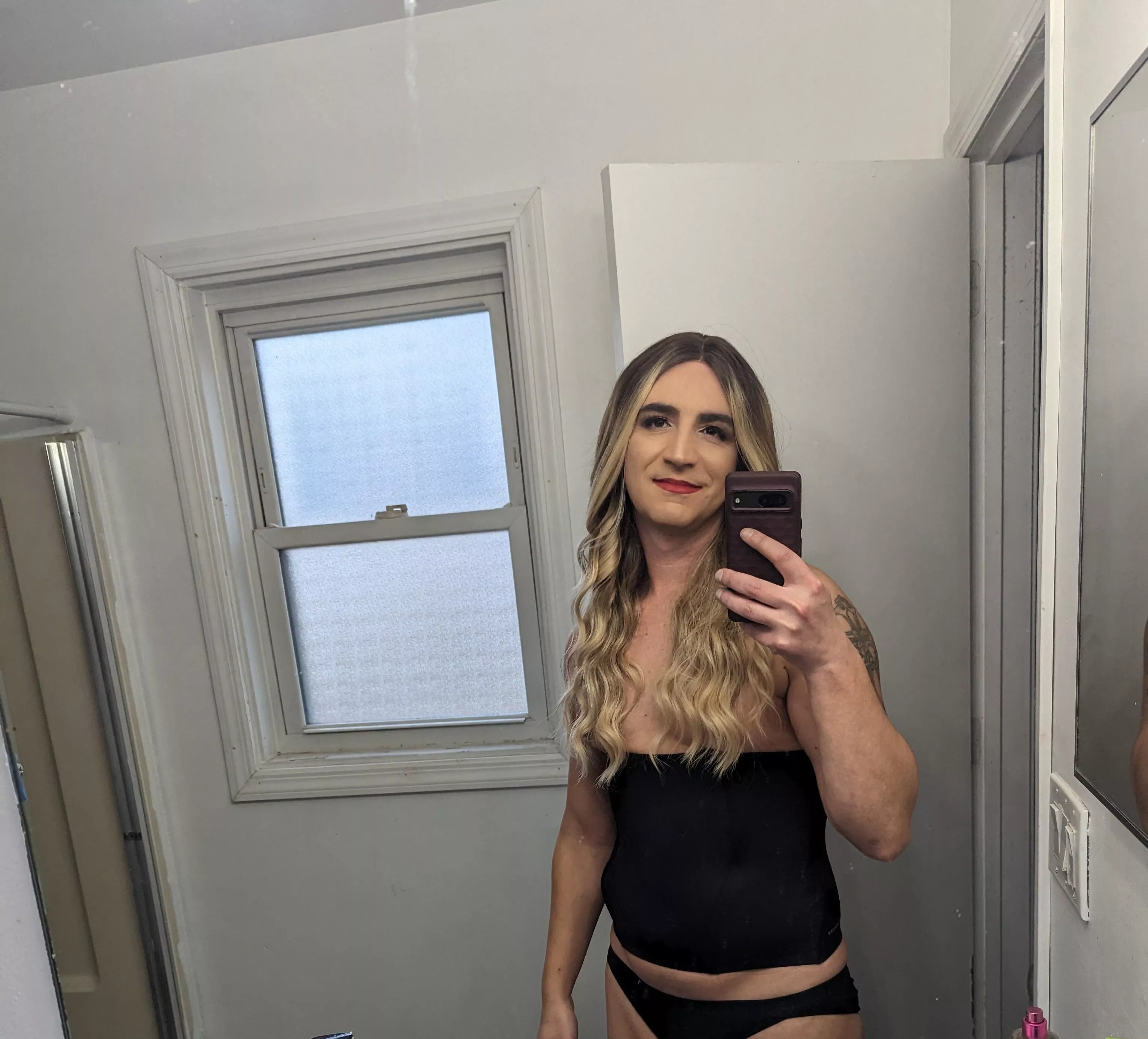 No cute outfit. Just makeup and Fem mode. Do I pass at all? posted by missykrisy