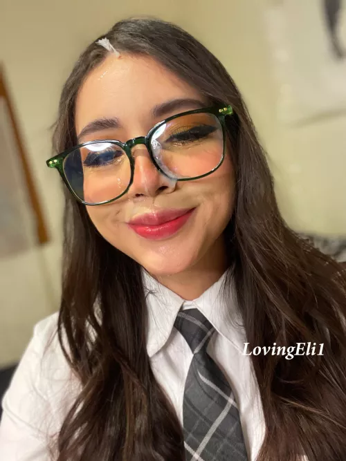 schoolgirl selfie by LovingEli1