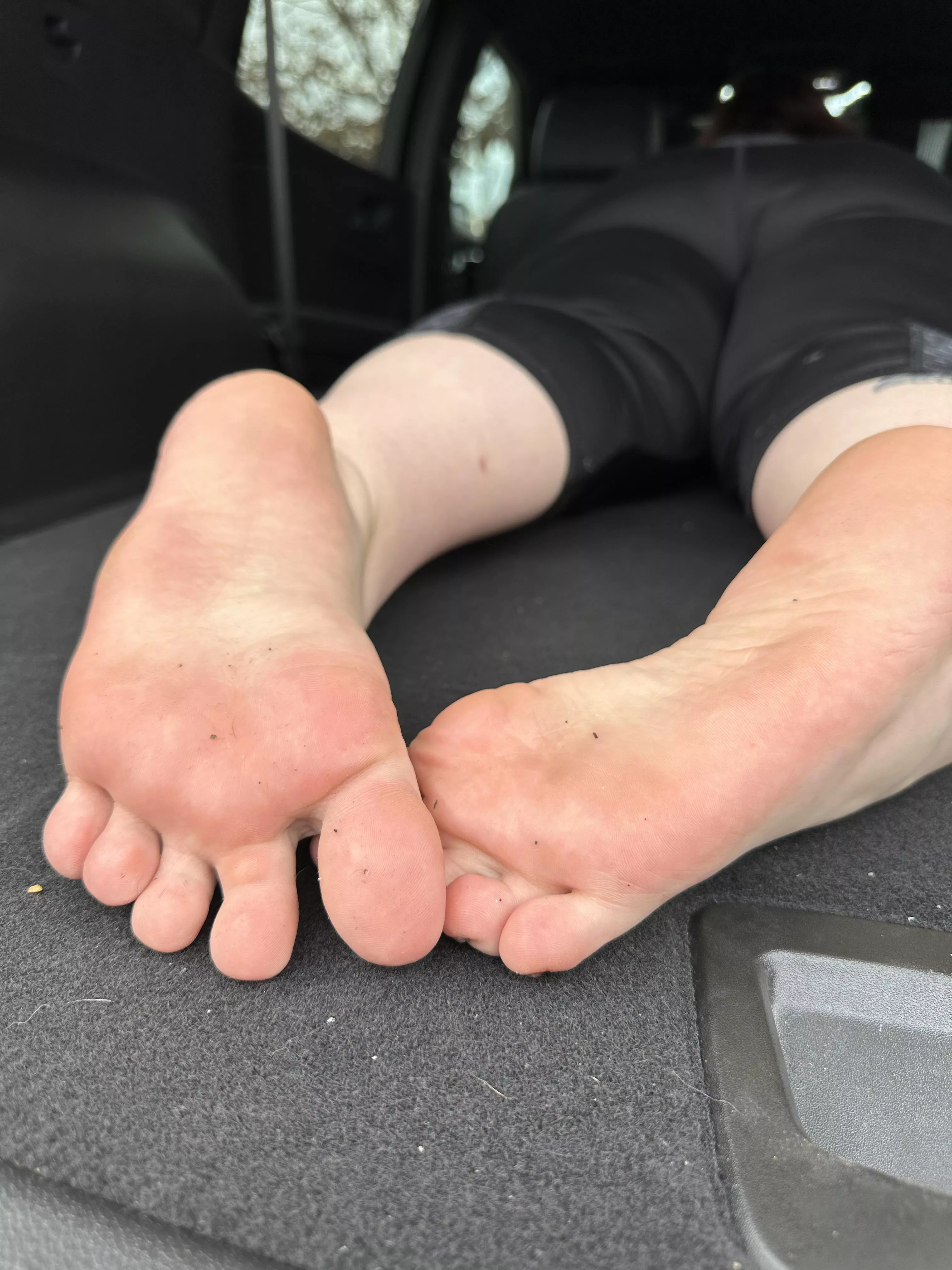 Take a nice whiff of my work feet size 9 and ready to make your day posted by Fantastic-Assist9170