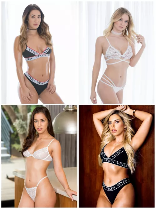Vixen Angels Tournament: Pick 2 of your favorites for the next round - Part 5: [Eva Lovia] vs [Natalia Starr] vs [Alina Lopez] vs [Allie Nicole] by meltedplankton