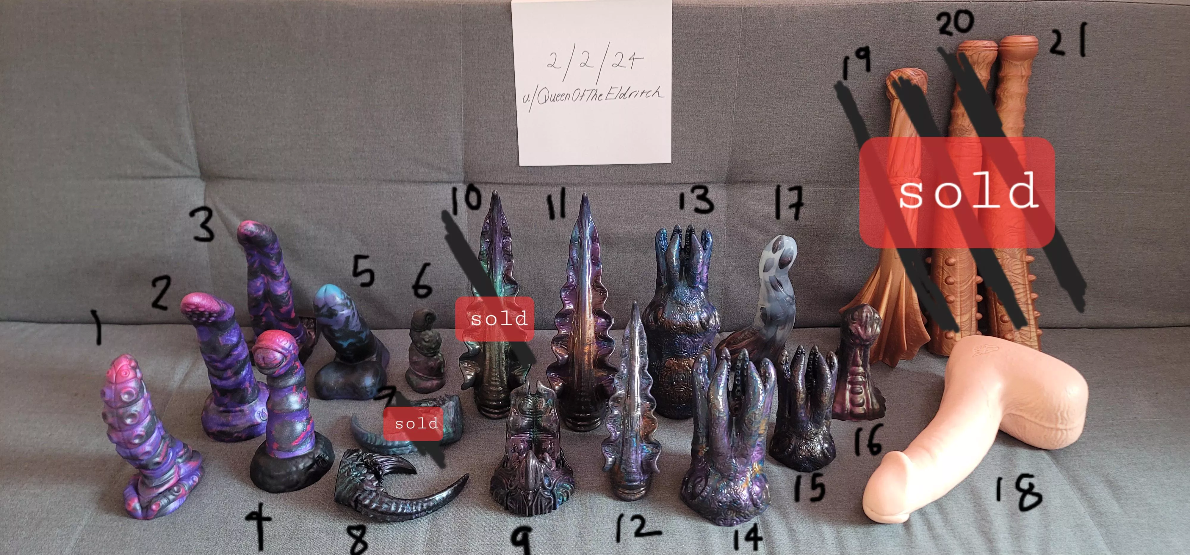 [WTS] Monsters and Tentacles: Updated Availability posted by QueenOfTheEldritch