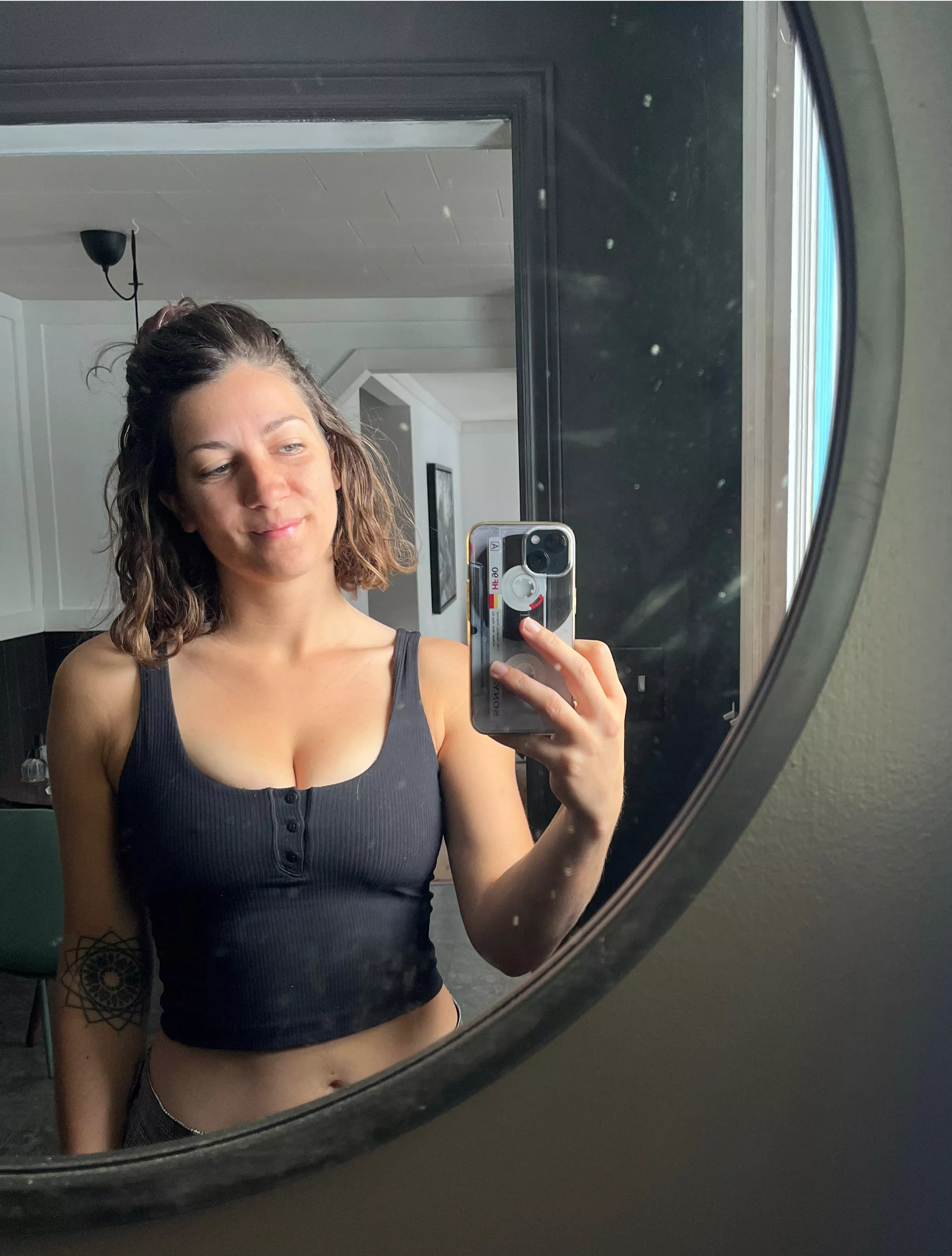 Bursting from this tank top 💥 posted by maplesyrup_girl