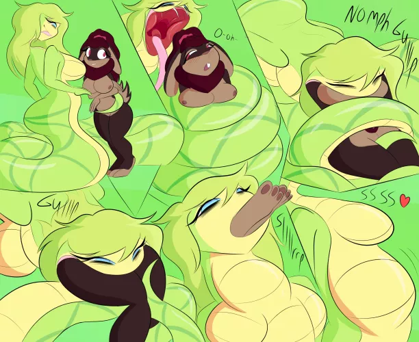 {Comic} A snake's favorite meal (Art by JackMunchy) by JackMunchy