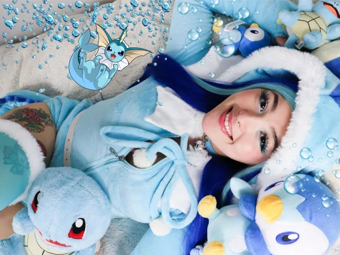 Cozy vaporeon by Felaodyy