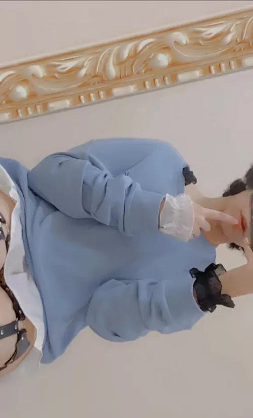 First time wearing bright colored lipstick.. by L0v3ly-me