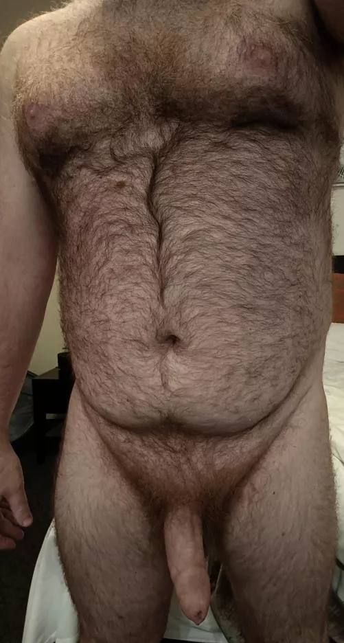 Hairy Aussie stroking nude by Melbourne_uncut