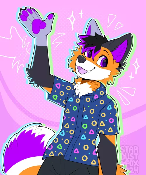 Hi there! [StardustFox] by ScrambleFox