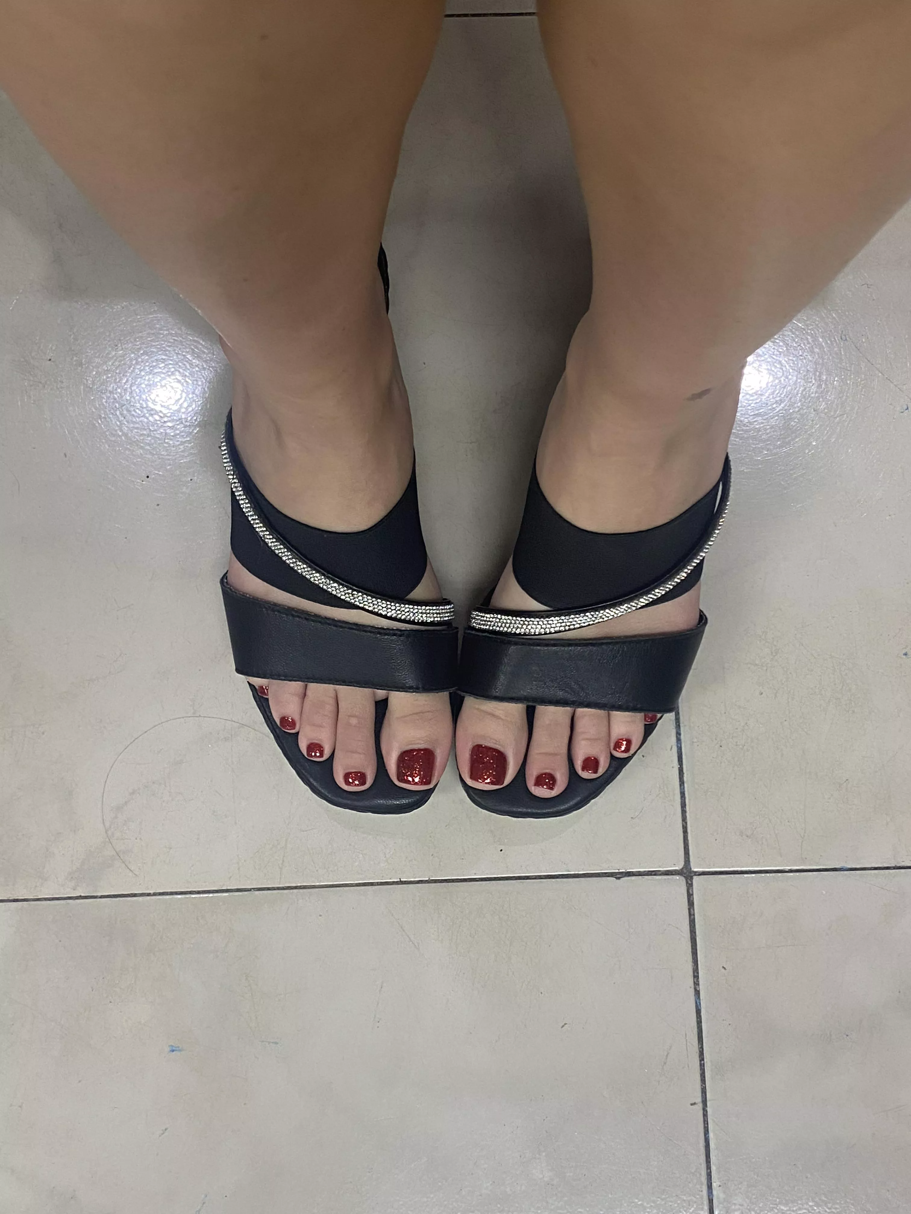 I just got a pedicure, how do they look? posted by radbitchliv